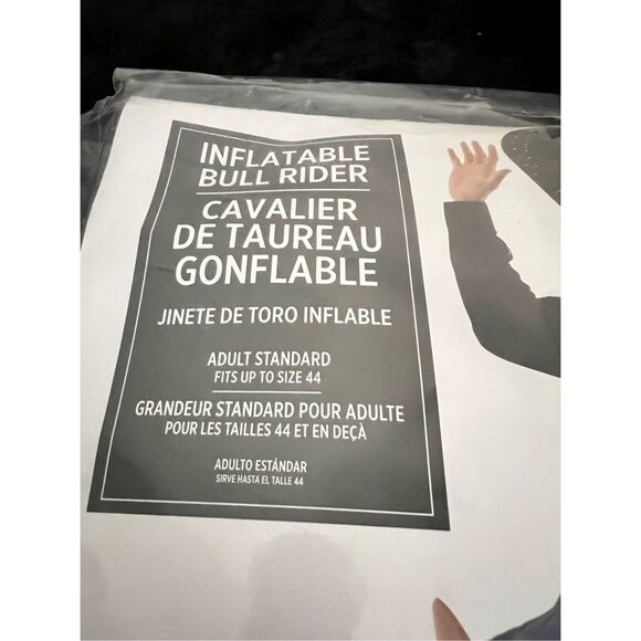 Inflatable Bull Rider Animal Rodeo Suit Yourself Fancy Dress Halloween Costume - Picture 2 of 5